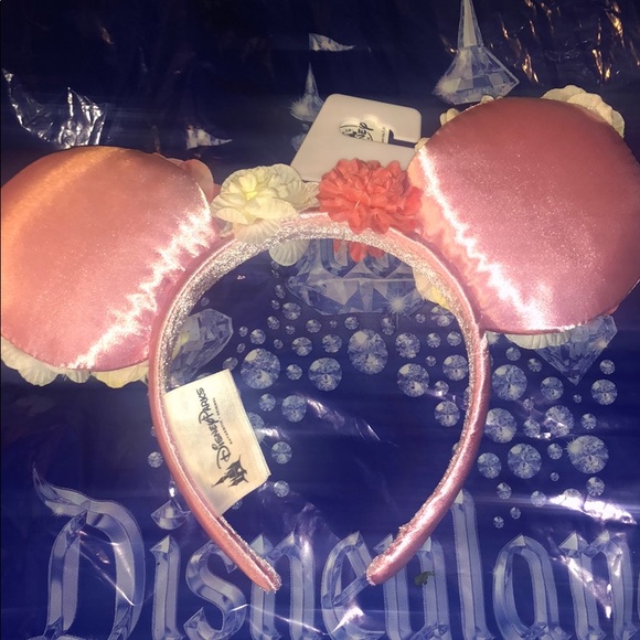 Authentic Disney Floral Minnie Ears Headband - Picture 5 of 8